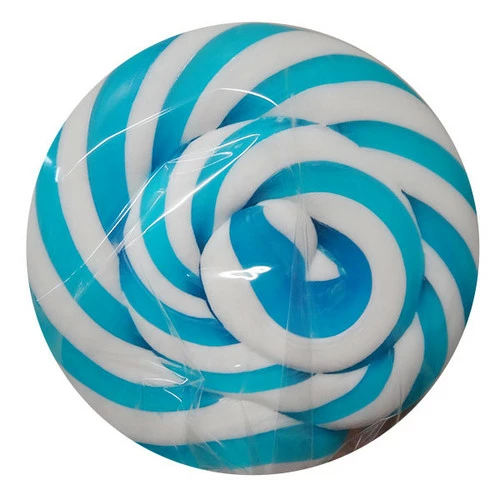Round Light Blue And White Lollipop (300g Single Lollipop) 2 Round Light Blue And White Lollipop (300g Single Lollipop) - Image 2