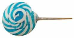 Round Light Blue And White Lollipop (300g Single Lollipop) 5 Round Light Blue And White Lollipop (300g Single Lollipop) -AU Snack Sales Store Round Light Blue Single Lollipop 300g front w 95644.1568017588