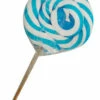 Round Light Blue And White Lollipop (300g Single Lollipop)