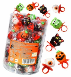 Halloween Ring Pops (50 X 15g) -AU Snack Sales Store SB06 Halloween Ring Pops 15g 43077.1633585971