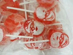 Santa Clause Lollipop With Tattoo (1kg Bag) -AU Snack Sales Store Santa Clause Lollipop with Tattoo 1kg bag close up 46320.1633585558