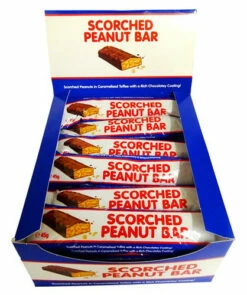 Scorched Peanut Bar (30 X 45g Bars In A Display Box) -AU Snack Sales Store Scorched Peanut Bar 30 x 45g bars in a display box display 69191.1585642583