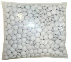 Choc Drops - White Single Colour Smarties Clones (500g Bag) -AU Snack Sales Store Single Colour Choc Drops Smartie Clones 500g bag white 37605.1453421548