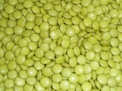 Choc Drops - Yellow Single Colour Smarties Clones (500g Bag)