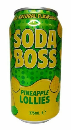 Soda Boss - Pineapple Lollies (12 X 375ml Cans)