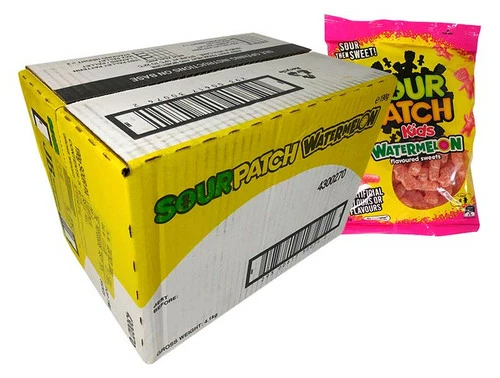 Sour Patch Kids - Hang Sell - Watermelon (190g Bag X 20pc Box) 2 Sour Patch Kids - Hang Sell - Watermelon (190g Bag X 20pc Box) - Image 2