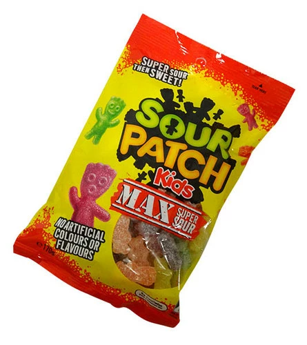 Sour Patch - Max Super Sour (12 X 170g Bags)