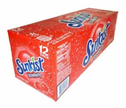 Sunkist - Strawberry (12 X 355ml Cans In A Display Unit)