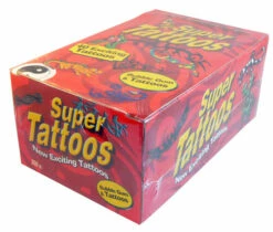 Super Tattoos (200 Pieces In A Display)