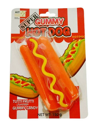 Super Gummy Hot Dog (12 X 150g Individually Packaged) - B/B 06/03/24 - Image 3
