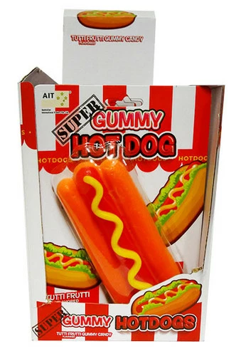 Super Gummy Hot Dog (12 X 150g Individually Packaged) - B/B 06/03/24 - Image 2