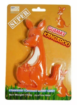 Super Gummy Kangaroo (12 X 150g Individually Packaged) 3 Super Gummy Kangaroo (12 X 150g Individually Packaged) -AU Snack Sales Store Super Gummy Kangaroo 12 x 150g individually packaged Single 19721.1714089612
