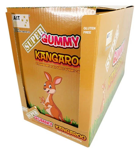 Super Gummy Kangaroo (12 X 150g Individually Packaged) 1 Super Gummy Kangaroo (12 X 150g Individually Packaged)