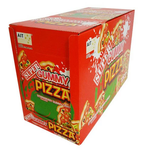 Super Gummy Pizza Slices (12 X 150g Individually Packaged) 1 Super Gummy Pizza Slices (12 X 150g Individually Packaged)