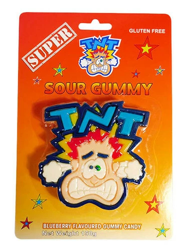 Super Gummy TNT Sour Gummy Head (12 X 150g Individually Packaged) - Image 2