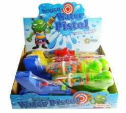 Super Water Pistol With Candy (12 X 25g) -AU Snack Sales Store Super Water Pistol with Candy Display unit 07287.1434337020