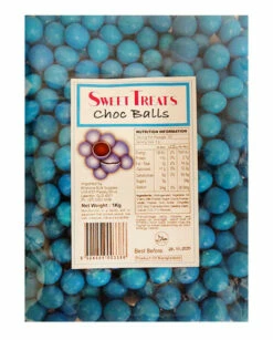 Sweet Treats Choc Balls - Blue (1kg Bag)