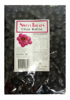 Sweet Treats Choc Balls - Purple (1kg Bag)
