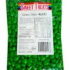 Sweet Treats Choc Hearts - Green (1kg Bag)