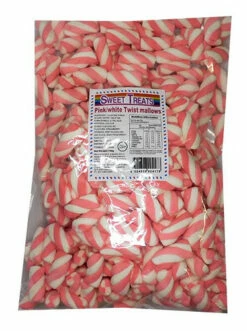 Sweet Treats Marshmallow Twists - Pink And White (750g)