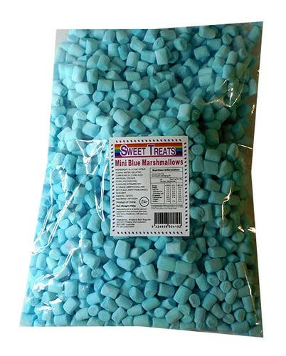 Sweet Treats Mini Marshmallow - Blue (750g) 1 Sweet Treats Mini Marshmallow - Blue (750g)
