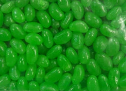 Lolliland Mini Jelly Beans - Green With A Apple Flavour (1kg Bag)