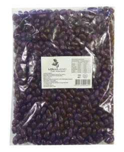 Lolliland Mini Jelly Beans - Purple With A Grape Flavour (1kg Bag)