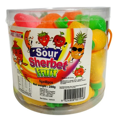 Sweet Treats Sour Sherbet Fruit(30 X 6g) 1 Sweet Treats Sour Sherbet Fruit(30 X 6g)