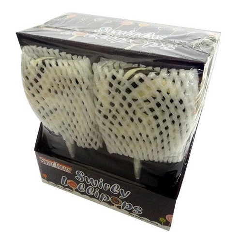 Sweet Treats Swirly Lollipops - Black (12 X 85g) 1 Sweet Treats Swirly Lollipops - Black (12 X 85g)