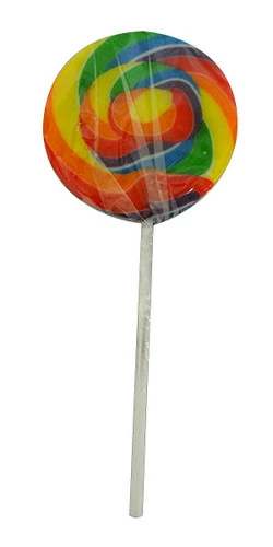 Sweet Treats Swirly Lollipops - Rainbow (12 X 85g) 1 Sweet Treats Swirly Lollipops - Rainbow (12 X 85g)