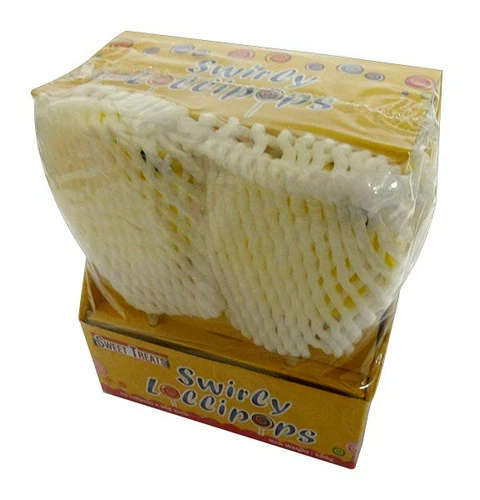 Sweet Treats Swirly Lollipops - Yellow (10 X 50g) 1 Sweet Treats Swirly Lollipops - Yellow (10 X 50g)