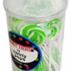 Sweet Treats Small Swirly Pops - Green - 4cm Wide (24 X 12g In A Tub)