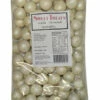 Sweet Treats Shimmer Gumballs Bulk - White (1kg Bag)