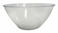 Swirl Bowl Clear Plastic - Small (1.8L)