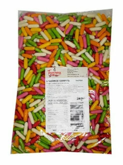 Taveners Liquorice Comfits (3kg Bag)
