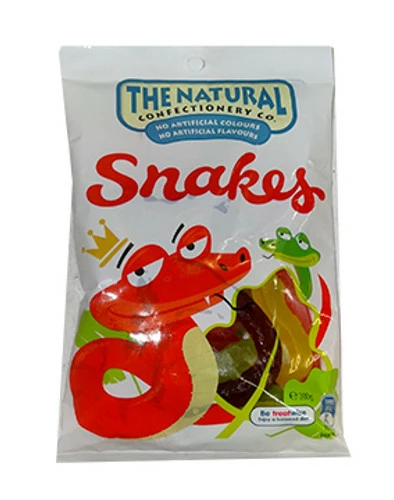 The Natural Confectionery Co. - Snakes (260g Bag X 16pc Box) - Image 3