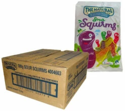 The Natural Confectionery Co. - Sour Squirms (180g Bag X 12pc Box) -AU Snack Sales Store The Natural confectionery co Sour Squirms 180g bulk box 12pc 66940.1487724584
