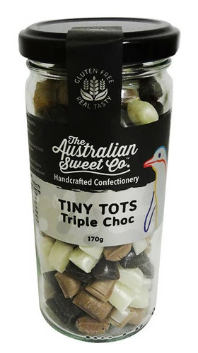 Tiny Tots - Triple Chocolate Rock (170g Jar) 1 Tiny Tots - Triple Chocolate Rock (170g Jar)