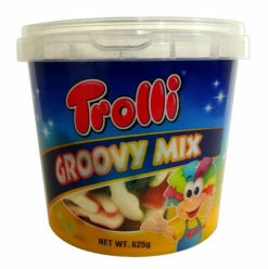 Trolli Groovy Mix Bucket (625g Tub)