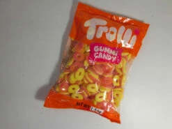 Trolli Sour Peach Rings (1.5kg Bag - Approx 300 Pcs)