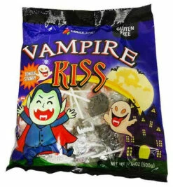 Vampire Kiss - Tongue Tattoo Lollipops (500g Bag) -AU Snack Sales Store Vamp Kiss Tongue Tattoo Lollipops 500g bag top view 91980.1650319779