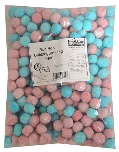 Verquin/KingswayBon Bons - Bubblegum (1kg Bag) 2 Verquin/KingswayBon Bons - Bubblegum (1kg Bag) - Image 2