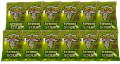 Warheads Extreme Sour Candy Hang Sell Bags (12 X 56g) -AU Snack Sales Store WarHeads Extreme 1 51520.1377841774