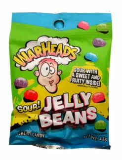 Warheads Sour Jelly Beans (12 X 45g)