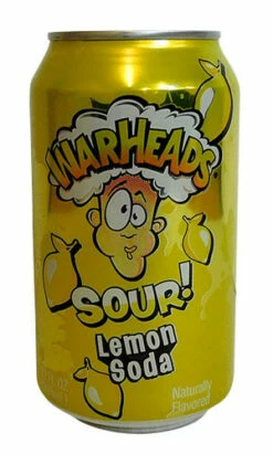 Warheads Sour Soda - Lemon (12 X 355ml)