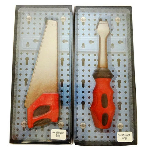 Weibler Confiserie Gift Box - Tool Saw & Screwdriver (2 X 35g Boxes)