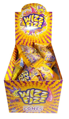 Wizz Fizz Sherbet Cones (24 Cones In Display Unit) 1 Wizz Fizz Sherbet Cones (24 Cones In Display Unit)