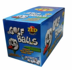 Golf Balls - Mint Bubble Gum (26g X 45pc Display Unit) -AU Snack Sales Store Zed Golf Ball Mint Bubble Gum display unit 53737.1435800033