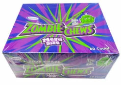 Zombie Chews - Sour Grape (72 Bars In A Display Unit)