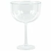 Clear Plastic Candy Buffet Jumbo Wine Glass(4 X 25cm Tall - Approx 1.3L)